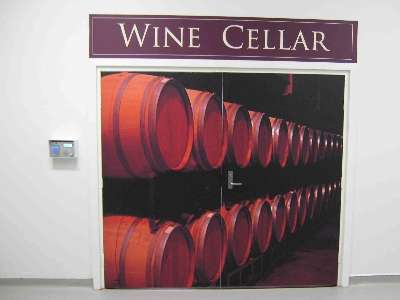 Store wine bottles and red wine in a secure storage facility