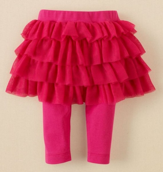 Baby girls hot pink leggings