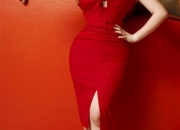 Beauty Night Aurora Mini Dress in Black Red