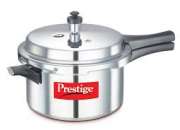 Buy a Prestige 3Ltr Aluminum Pressure Cooker with Prestige Fry Pan 200mm at just 1200 Rs.