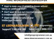 Wordpress Developers for php Framework