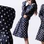 Retro-Style Polka Dot Rain Jacket in Red, Blue or Brown