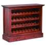 Solid Timber Wine Rack Mahogany 36 Bottle